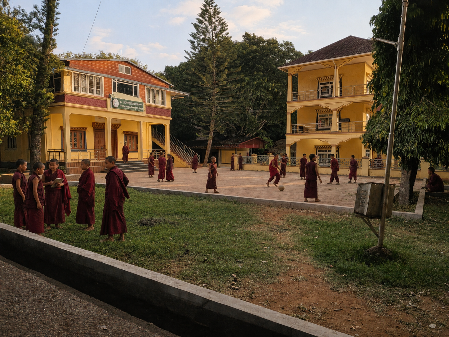 An Afternoon in the Courtyard